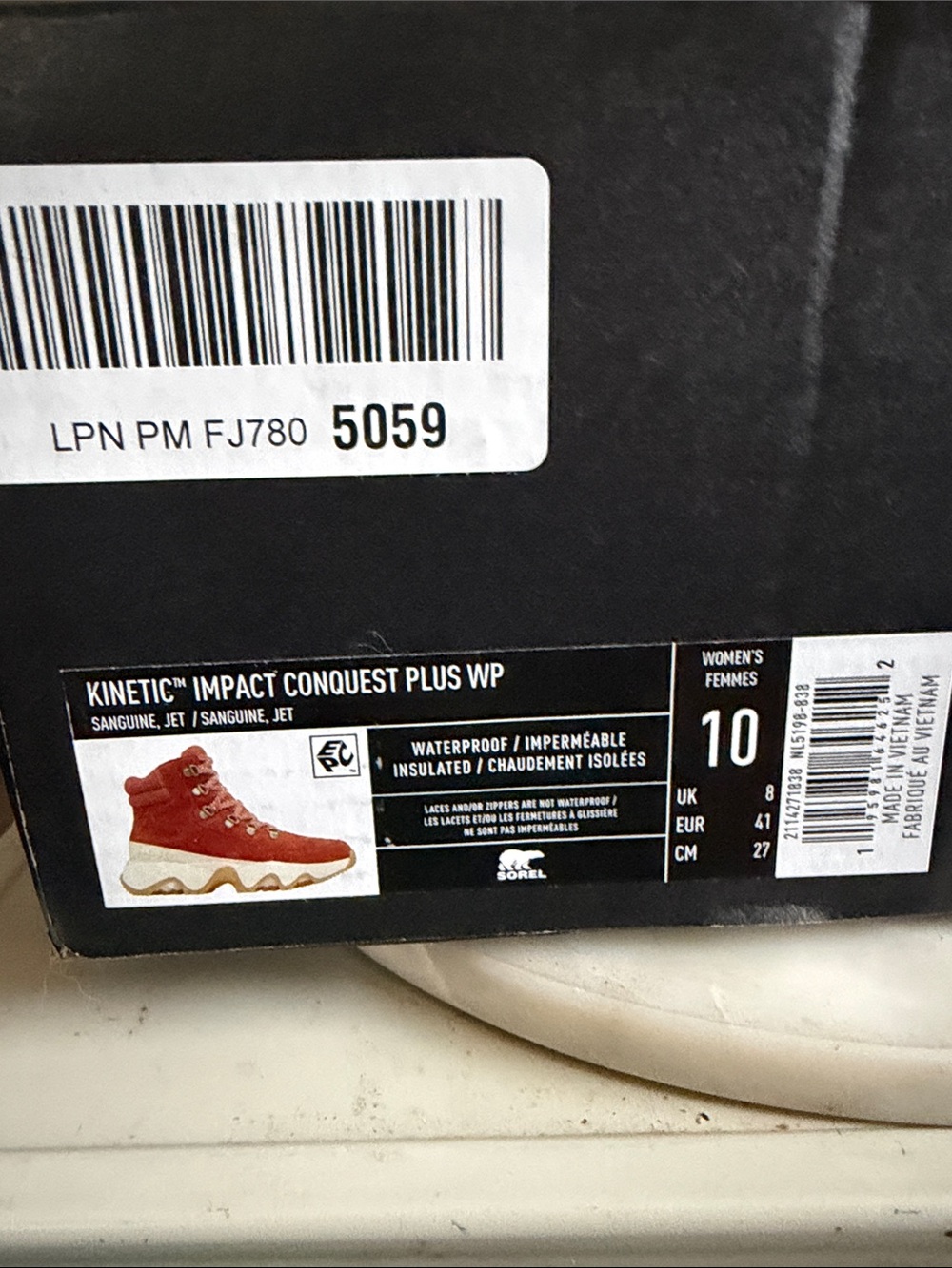 Sorel Women's Kinetic Impact Conquest Plus Waterproof Boots - Picture 5 of 5